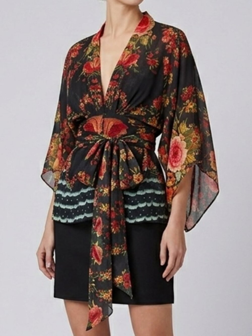 Camilla‎ Lift the Veil Blouse Kimono Size 1 Small